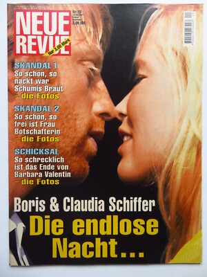 Neue Revue Nr 20/2001, Claudia Schiffer, Tom Cruise, Ali McGraw, Pamela Anderson