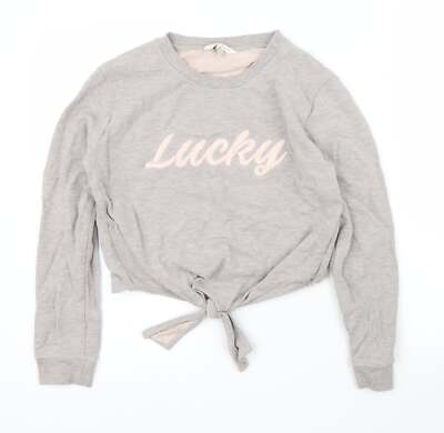 Miss Selfridge Damen grau Polyestermischung Pullover Größe 8