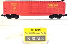 N Model Power 3090 50' Box Car Western Pacific #61051