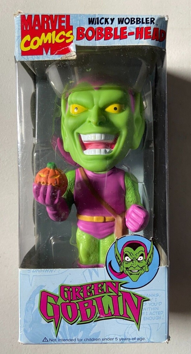 Funko Wacky Wobblers Bobble-head Green Goblin Figure Marvel Funko Wacky Wobblers Bobble-head Green Goblin Figure Marvel
