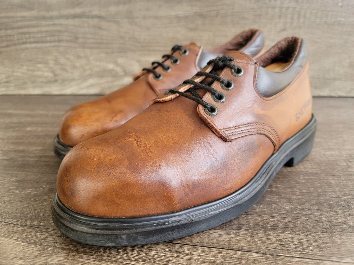 Red Wing 4407 Steel Toe Leather Work Shoes Size 8. | eBay