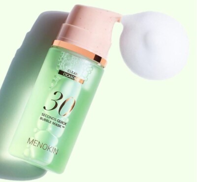 MENOKIN 30 Seconds Quick Bubble Mask #CLEAR(Cicasome) 95ml | eBay