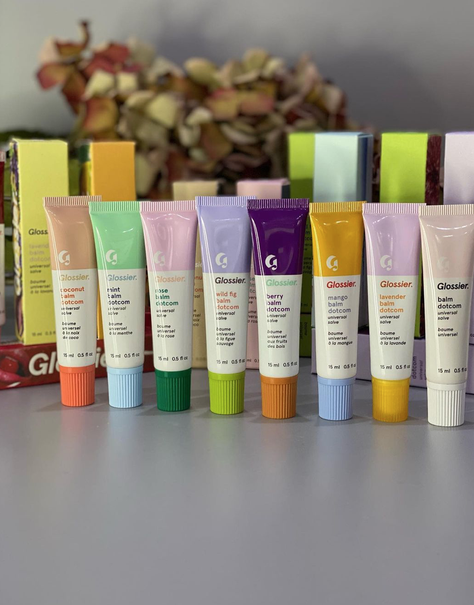 新品　Glossier balm dotcom 15ml グロッシア　4本セット Amazon.com : Glossier Balm Dotcom Hydrating Lip Balm Duo