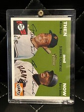 2003 Topps Heritage Then and Now #TN7 Willie Mays/Barry Bonds Baseball Card