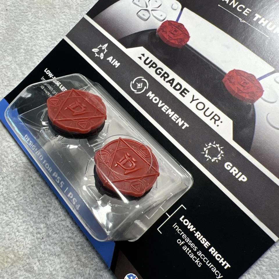 Kontrol Freek PS4 PS5 Controller High Performance FPS Grips Diablo Red 2pc NEW - Image 2 of 3