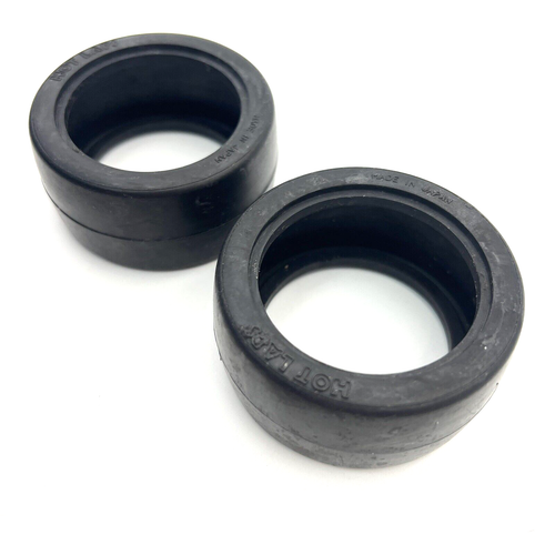 Yokomo YR4 Hot Laps 30mm Wide Rubber Slick Rear Tyre Pair (2pcs) Touring OZRC KM - Picture 2 of 5