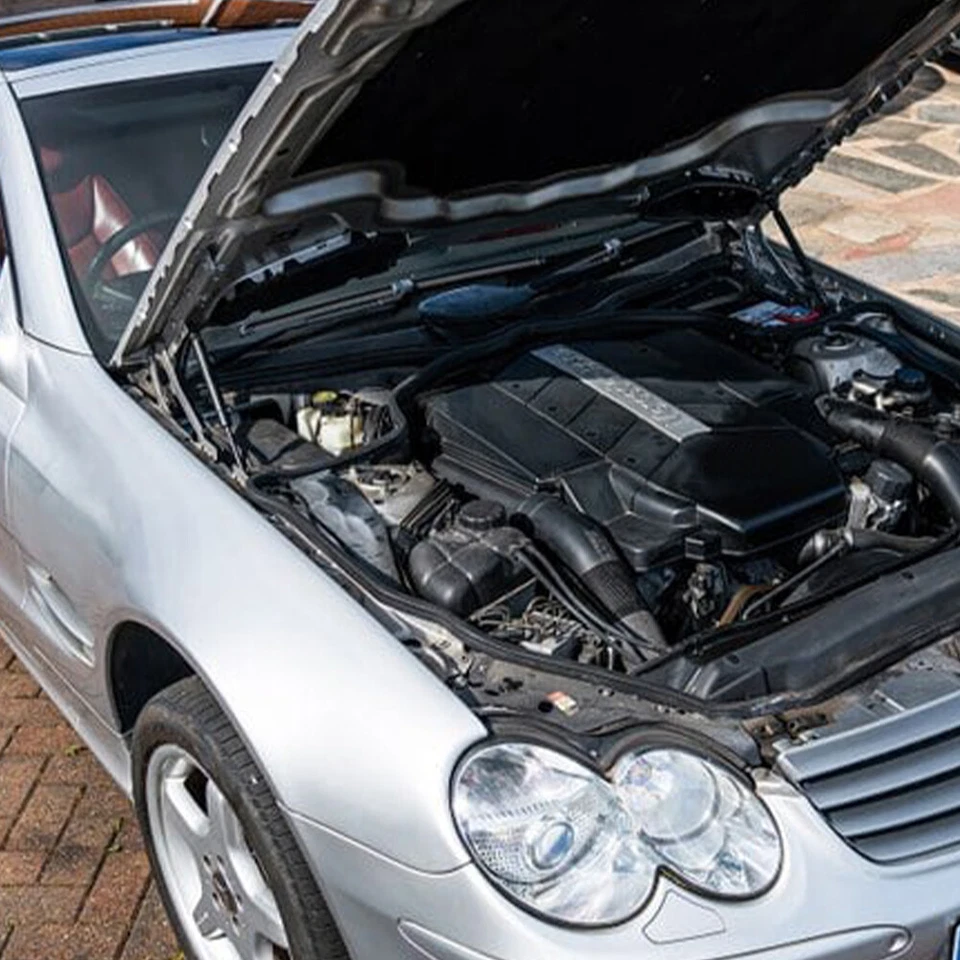 2Pcs Front Hood Lift Support Gas Spring Struts For Mercedes-Benz SL55 SL65 AMG Foto 4 de 4