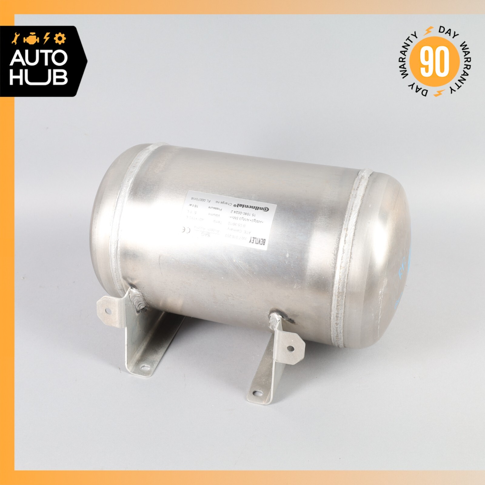 07-12 Bentley Continental GTC Air Ride Suspension Reservoir Tank OEM 59k