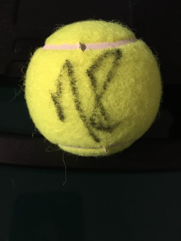 Canada MILOS RAONIC SIGNED AUTOGRAPHED Penn Tennis Ball Exact PROOF ATP