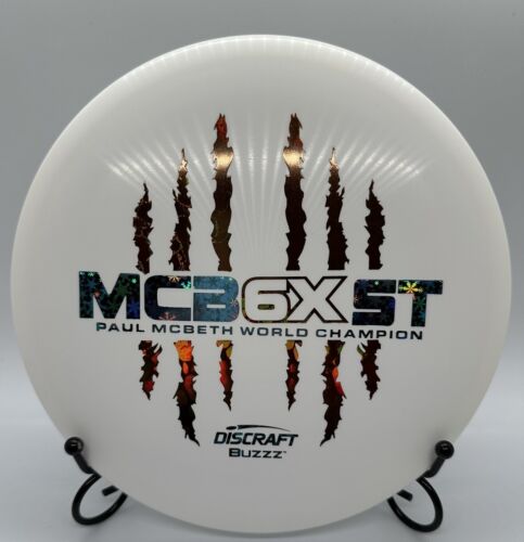 ❄️ Snow Flake ❄️ Discraft 6X Claw ESP Buzzz McBeast Paul Mcbeth 177g+ WHITE