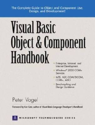 Visual Basic Object and Component Handbook - Paperback By Vogel, Peter - GOOD