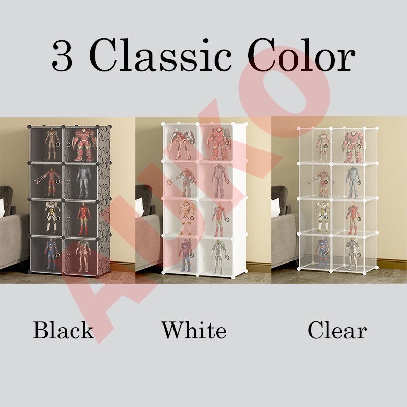 Image 4 - Clear Door Organiser Stand Cube Display Stand Case Box For Figures Models Funko