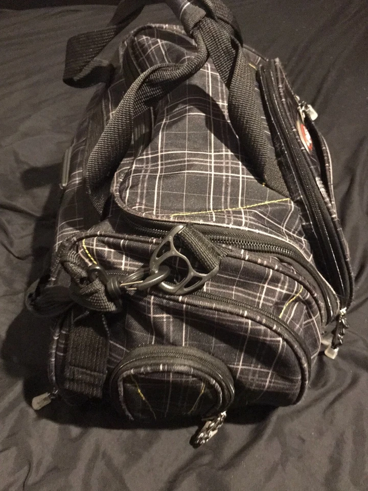 Bolsa/equipaje de viaje a cuadros California Pak Foto 4 de 4