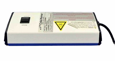 Cole-Parmer 6-Watt Handheld UV Lamp – Dual Wavelength 254 Nm / 365 Nm, AC Powered (110 VAC)