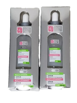 SET OF 2 New Global Beauty Care Multi-Vitamin Serum Vitamin B, C, E Niacinamide
