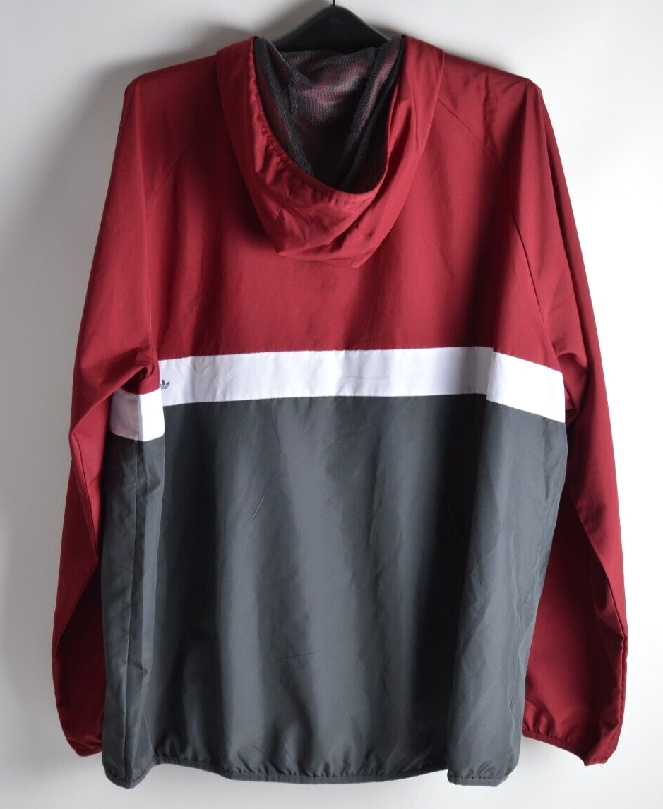 NWT Mens Adidas Blackbird Packable Wind Jacket $65 XL red