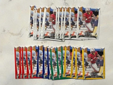 Player Lot of (28) JAHEIM BELL 2023 Leaf Draft Football cards