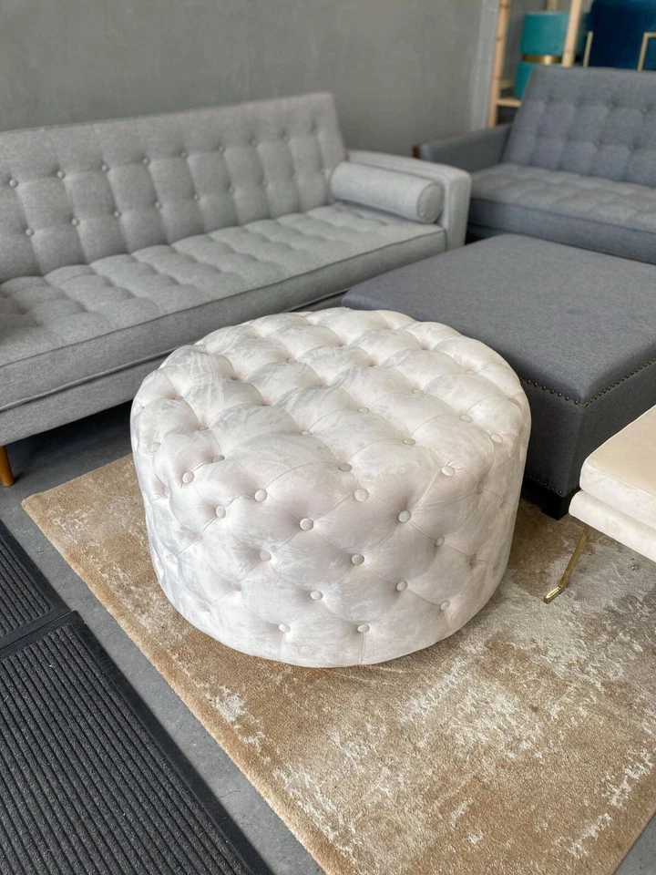 Stainless Steel Ottoman Round - image 4 of 4