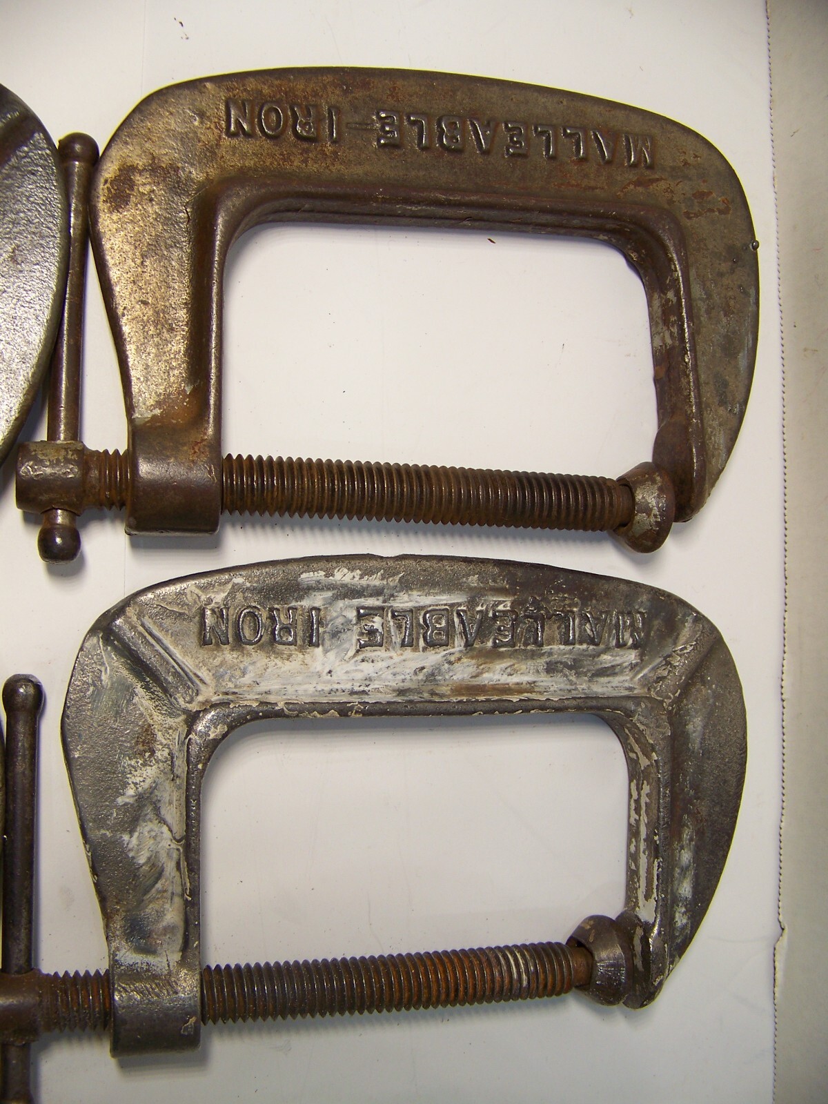 4Vintage C Clamp 3" Malleable Iron Made In The USA Brink & Cotton (B&C