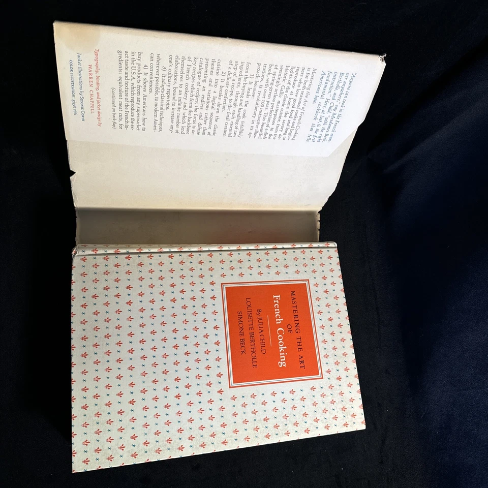 *Julia Child Mastering The Art Of French Cooking 1966 1971 & Vol 2 Book Club Lot - Image 3 of 4