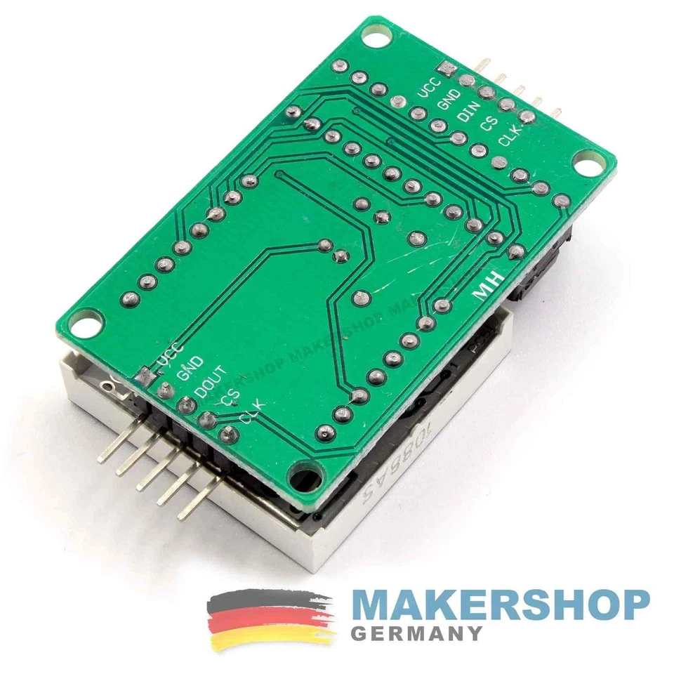 FERTIG AUFGEBAUT - Led Dot Matrix Display Modul 8x8 Arduino MAX7219 Raspberry - Bild 3 von 3