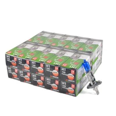 10 x H1 24V 100W Xenon White Halogen Headlight Bulbs 6000k HGV Truck - Image 1 of 3