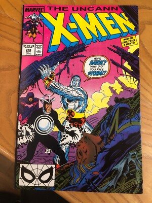UNCANNY X-MEN #248. 1989. FIRST JIM LEE ART ON X-MEN. FIRST PRINT. HIGH GRADE