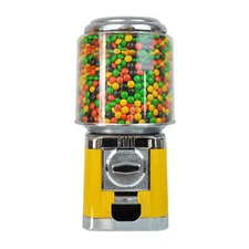 Bulk Gumball Vending Machine Nut Candy Vending Machine Treat Dispenser YELLOW