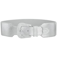 Sparkly Wide Stretchy Rhinestone Waist Belt for Women Vintage Bling Elastic B...