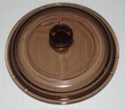 Vintage Pyrex P81C Corning Ware Visions Amber Glass Lid Only For .5L Sauce Pan