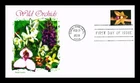 US COVER WILD ORCHIDS FIRST DAY ISSUE PANDA CACHET