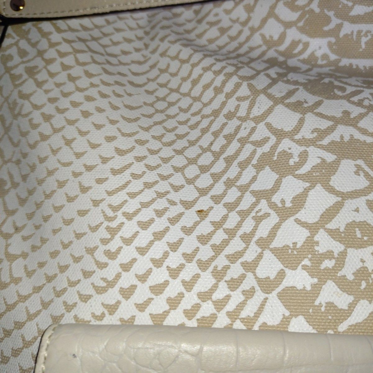 COACH 2way Shoulder Bag Canvas Python Pattern Cro… - image 8