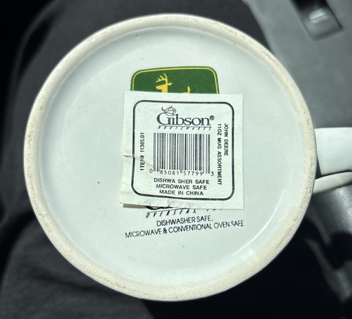 John Deere Nothing Runs Like A Deere Gibson Coffee Mug no box - Picture 6 of 6