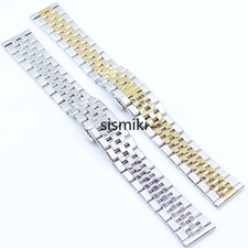 Stainless Steel Bracelet Butterfly Clasp Buckle Metal Watch Band Strap 20MM 22MM