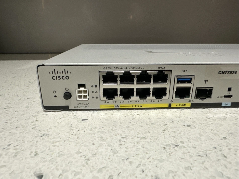 Cisco C1127-8PLTEP ISR 1100 8P XDSL GE SFP Router W/ P-LTEA-LA - Image 4 of 4