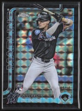 2025 Topps Chrome Griffin Conine Black Geometric /10 #86 RC Miami