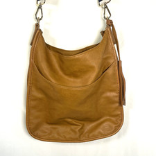 AHDORNED Brown Tan Crossbody Messenger Bag Purse Guitar Belt Strap fringe