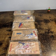 5 Vintage Cardinal NEW Jump Peg Puzzle Wooden Assorted Board Games Lot 5