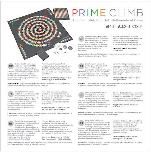 ThinkFun - Prime Climb Gioco di Logica Matematico per Bambini 1-4 Gio - Foto 5 di 9