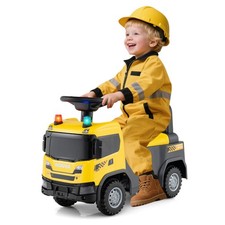 Licensed Scania Toy Construction Truck w/ Lights Sounds  Under-Seat Storage