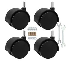 Stem Casters Replacement Threaded Swivel Furniture Wheels