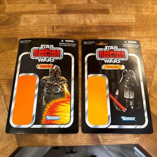 Star Wars empire strikes back Boba Fett  Vader VC08 , VC09 Proof Cards Vintage