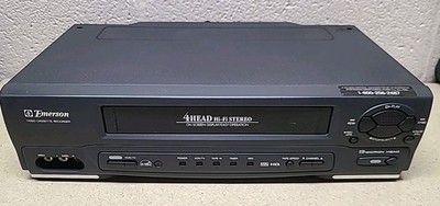 Emerson EWV601A VCR Video Cassette Recorder VHS Player Tested Working