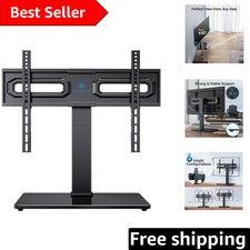 Alloy Steel Swivel TV Stand for 37-80 Inch TVs   Stable  Height Adjustable Base
