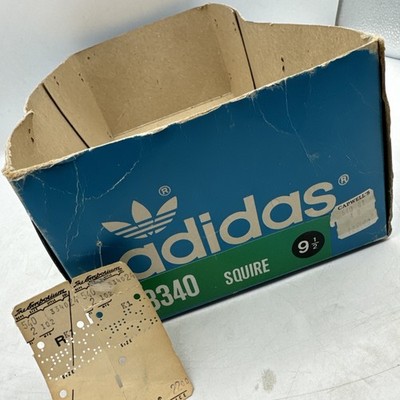 Box Vintage Adidas Empty w Price Tag Taiwan Adi Dassler Trimm Dich Emporium