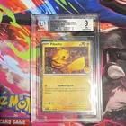 Pokemon TCG Pokemon Promos 30th Anniversary Pikachu 051/162 Holo Eng BGS 9