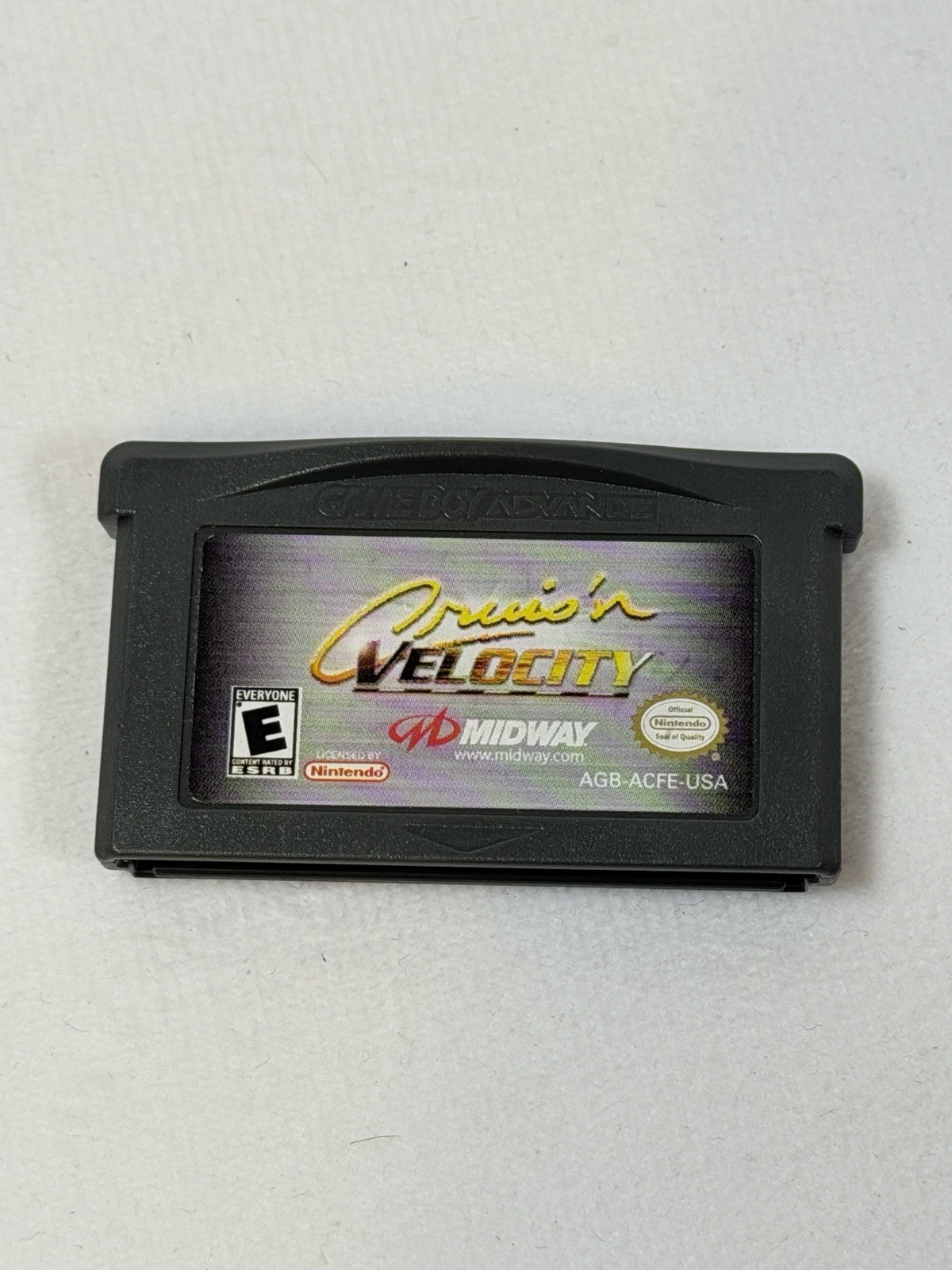 Cruis’n Velocity - Nintendo Game Boy Advance GBA - Cleaned, Tested, & Working!