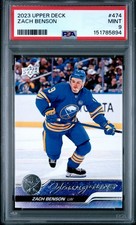 2023 Upper Deck #474 Zach Benson PSA 9