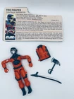 1985 GI Joe Barbecue Fire Fighter v1 Vintage Figure Complete w/ File Card