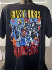 Official Guns N Roses 2023 North America Tour Shirt Size XL New